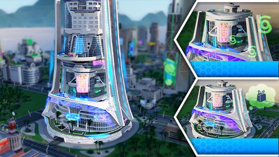 Elitní Megavěž s nákupním patrem (§)